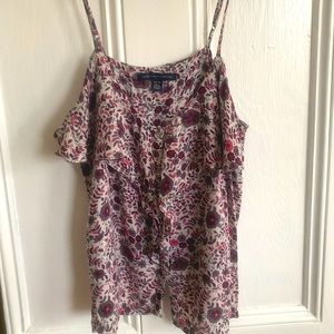 American eagle floral tank